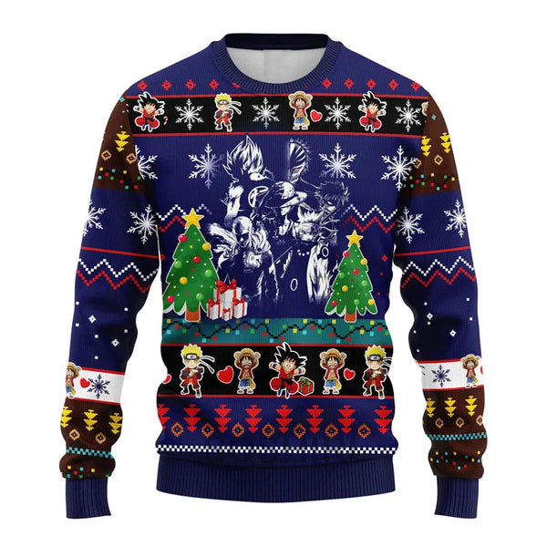 Christmas Sweatshirt Outfit Harajuku Fashion
