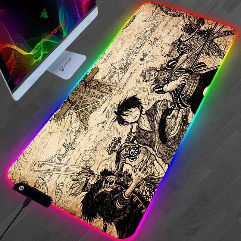 One Piece RGB Deskpad Collection(15+ Designs) - KUUMIKO