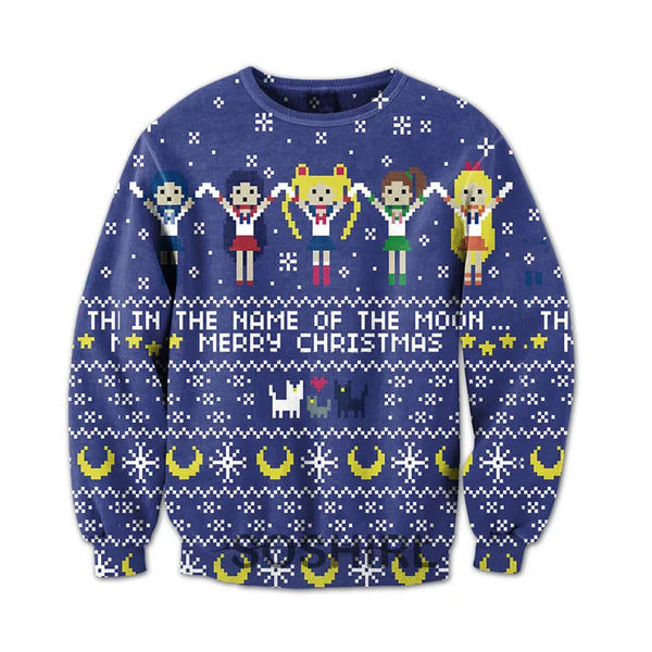 In The Name of The Moon Merry Xmas Sweatshirt