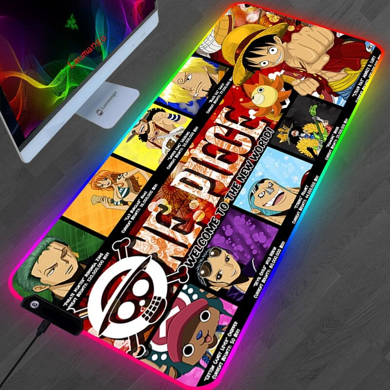 One Piece RGB Deskpad Collection(15+ Designs) - KUUMIKO