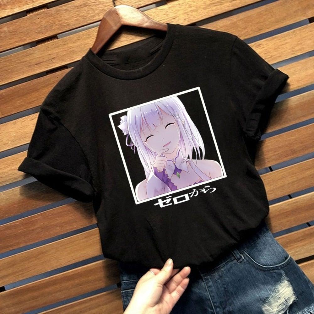 Re:Zero Emilia T-shirt - KUUMIKO
