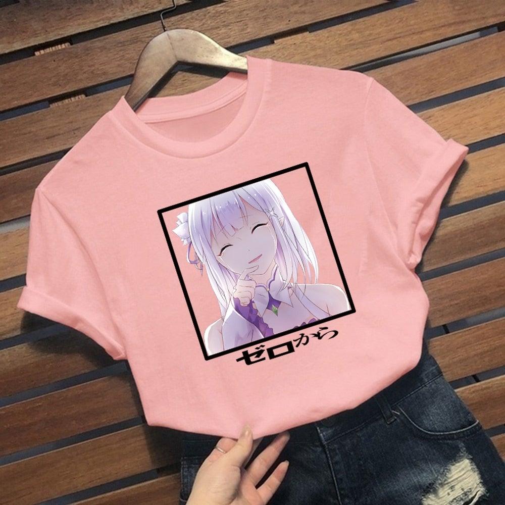 Re:Zero Emilia T-shirt - KUUMIKO
