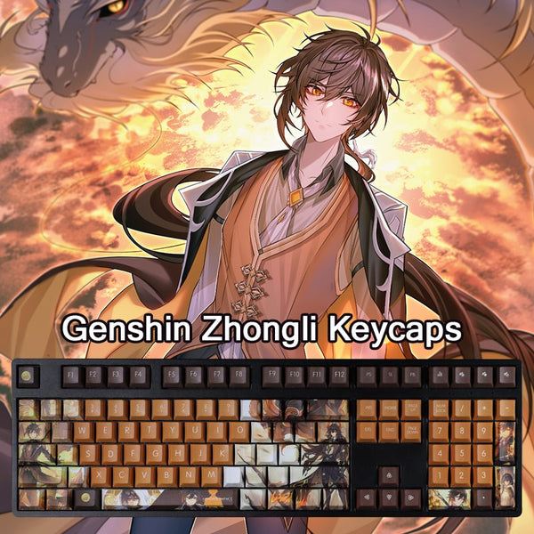 Genshin Impact Zhongli Keycaps - KUUMIKO