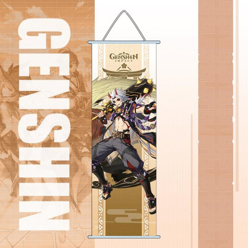 Genshin Impact Wall Scroll - KUUMIKO