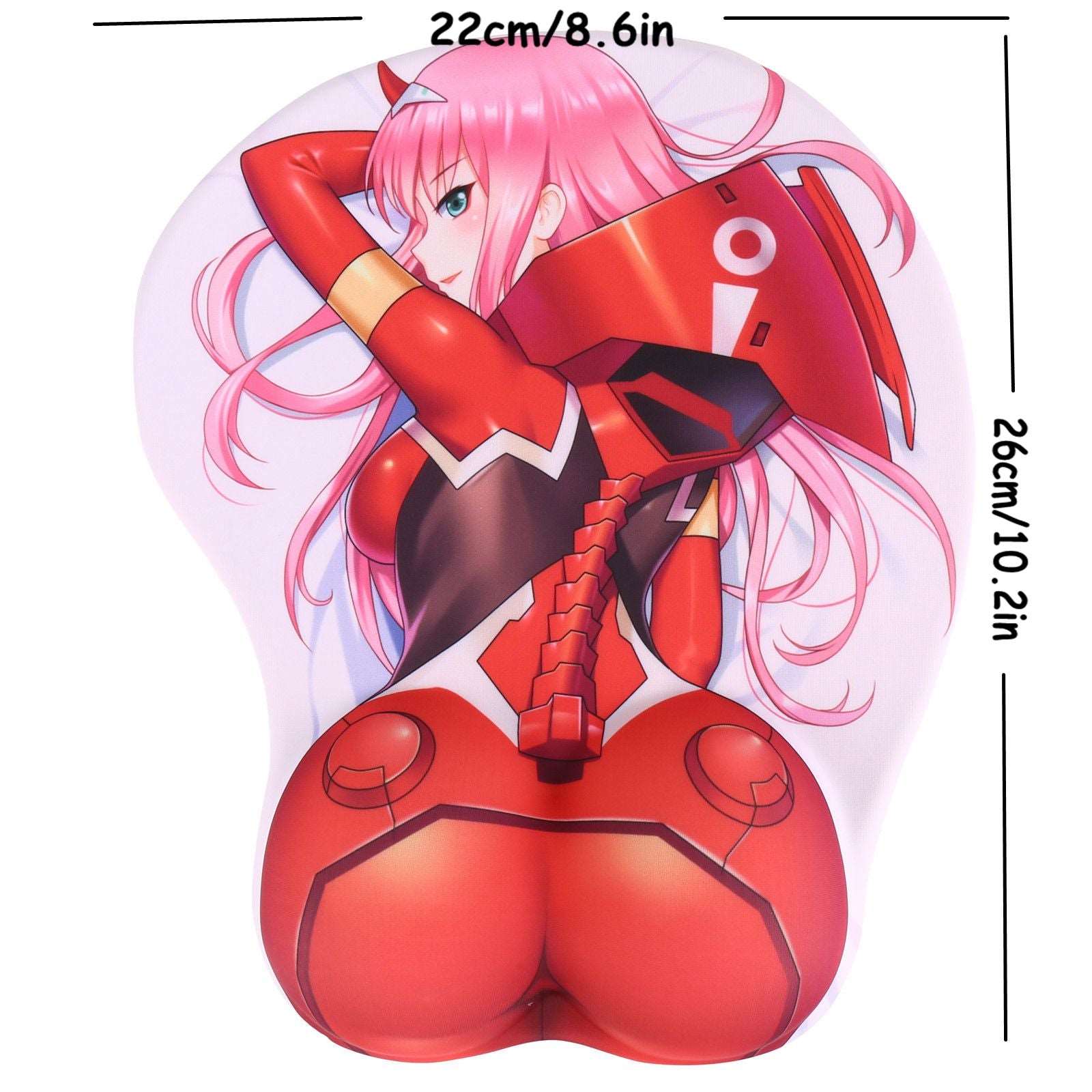 Darling in the Franxx Zero Two 3D Mouse Pad - KUUMIKO