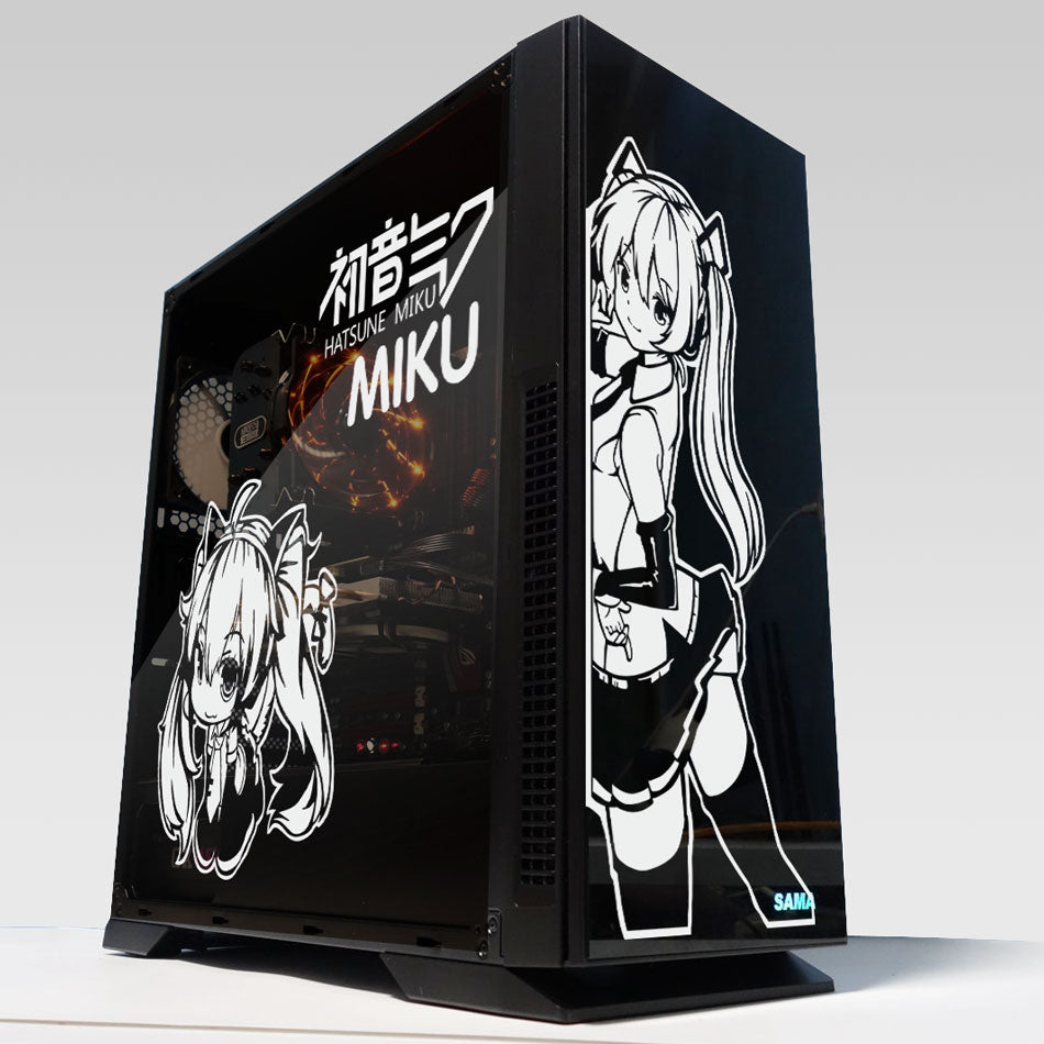 Hatsune Miku CPU Case Skin - KUUMIKO