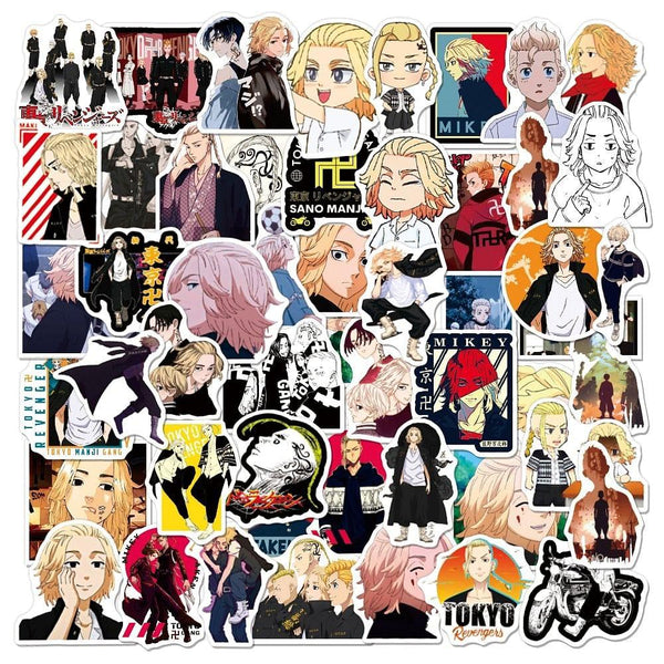 Tokyo Revengers Stickers 50/100Pcs Set - KUUMIKO