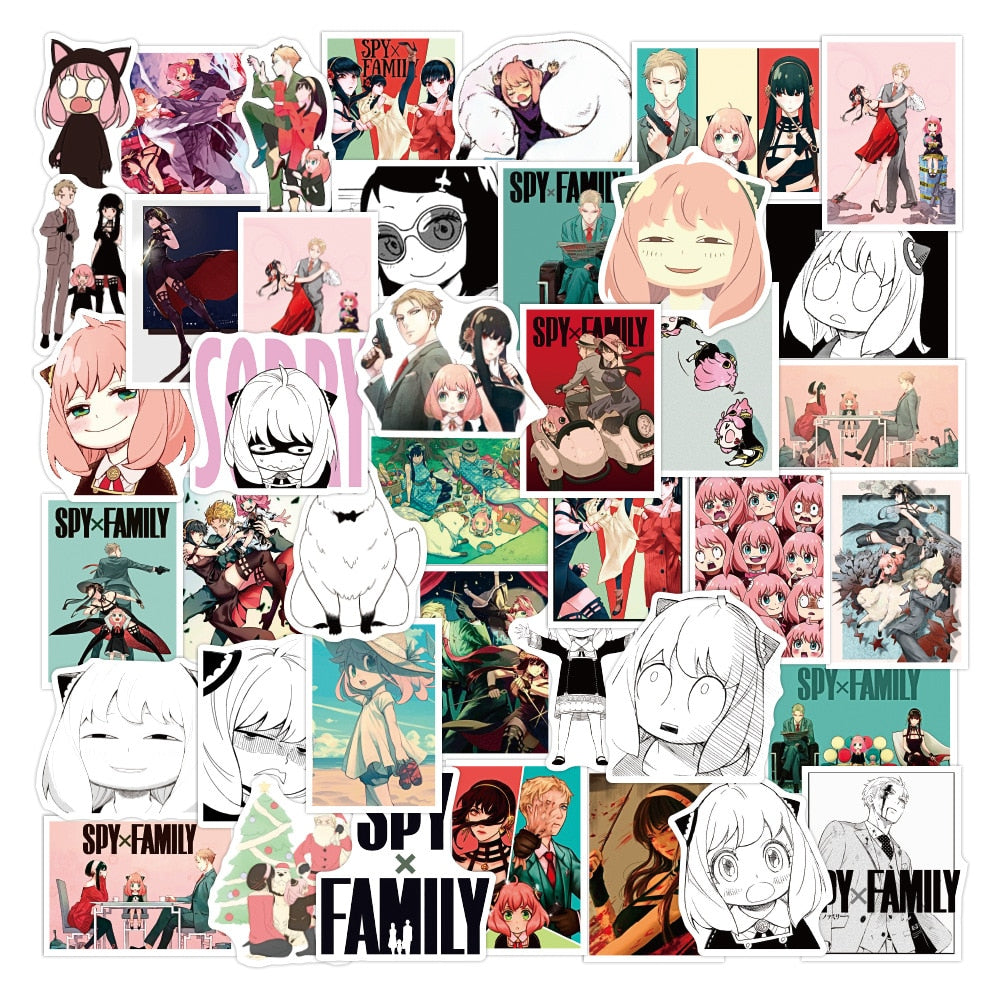 SPY × FAMILY Stickers 50pcs Set - KUUMIKO