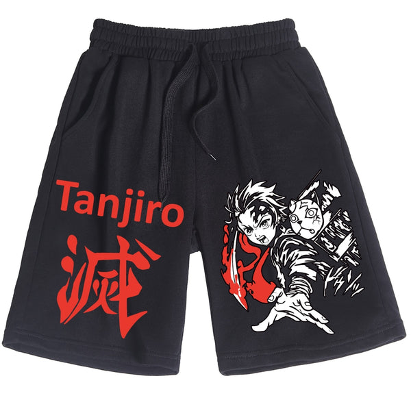 Demon Slayer Tanjiro Fire Shorts - KUUMIKO