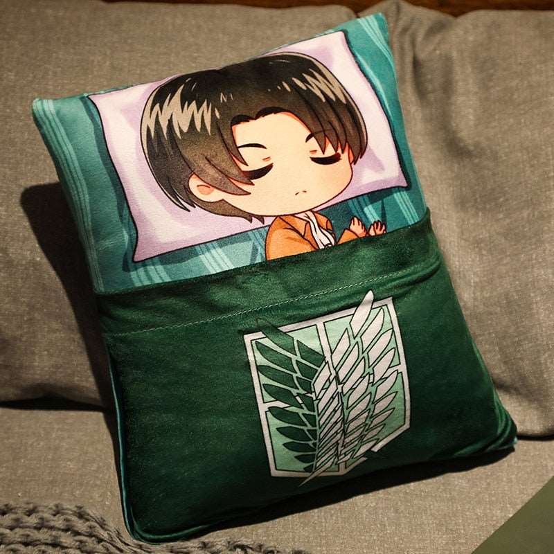 Attack On Titan Sleeping Pillow Plushie - KUUMIKO