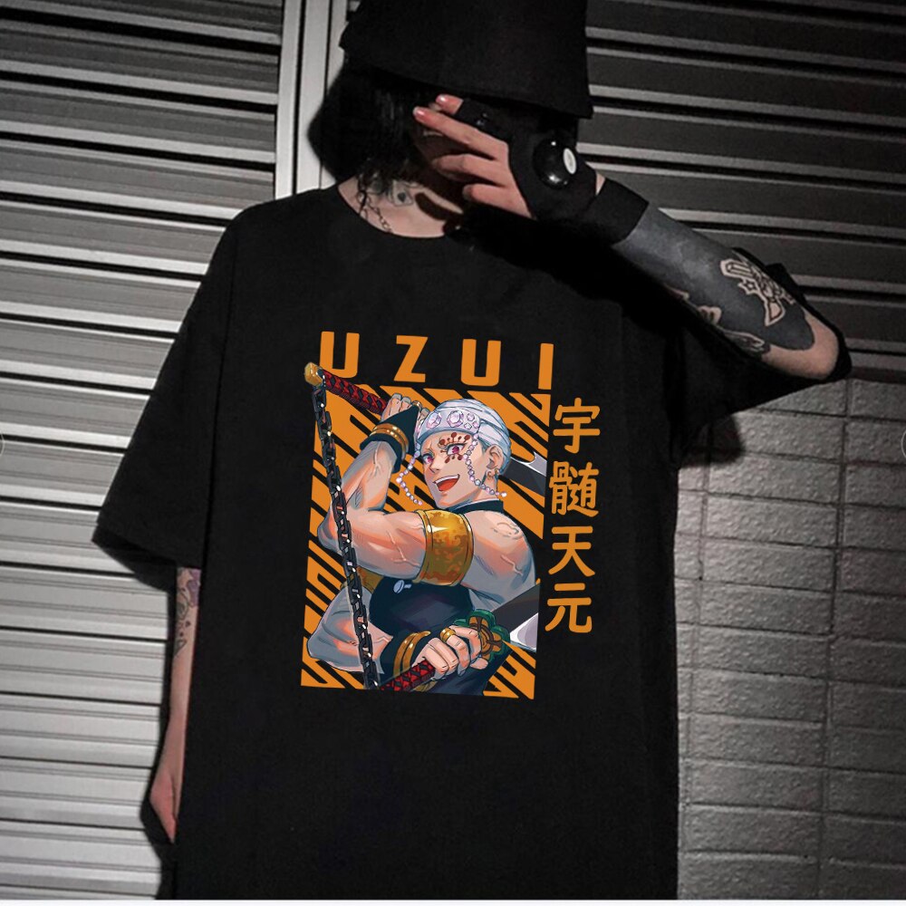 Demon Slayer Uzui Tengen Vibrant T-Shirt 1 - KUUMIKO