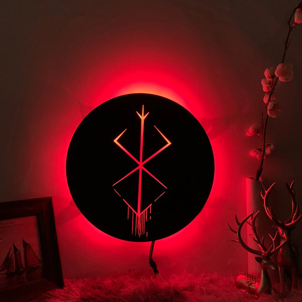 Berserk Logo Silhouette Wall Lamp - KUUMIKO