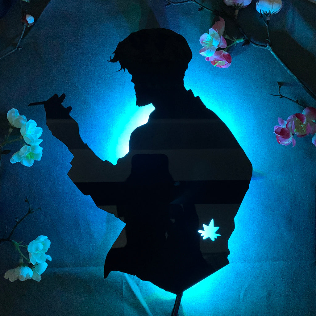 Attack on Titan Zeke Yeager Silhouette Wall Lamp - KUUMIKO