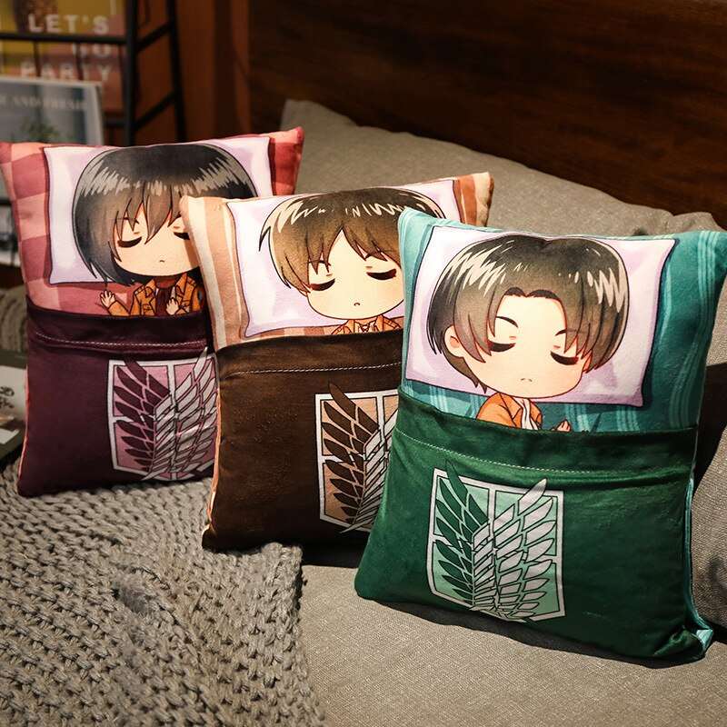 Attack On Titan Sleeping Pillow Plushie - KUUMIKO