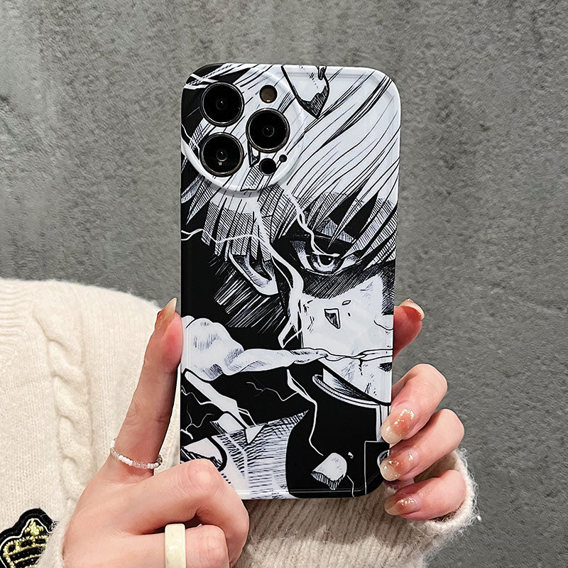Demon Slayer B/W iPhone Case - KUUMIKO