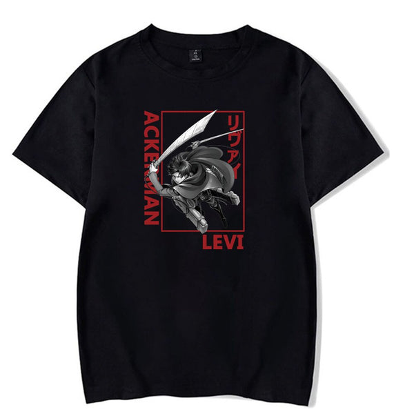 Levi Attack On Titan T-shirt - KUUMIKO