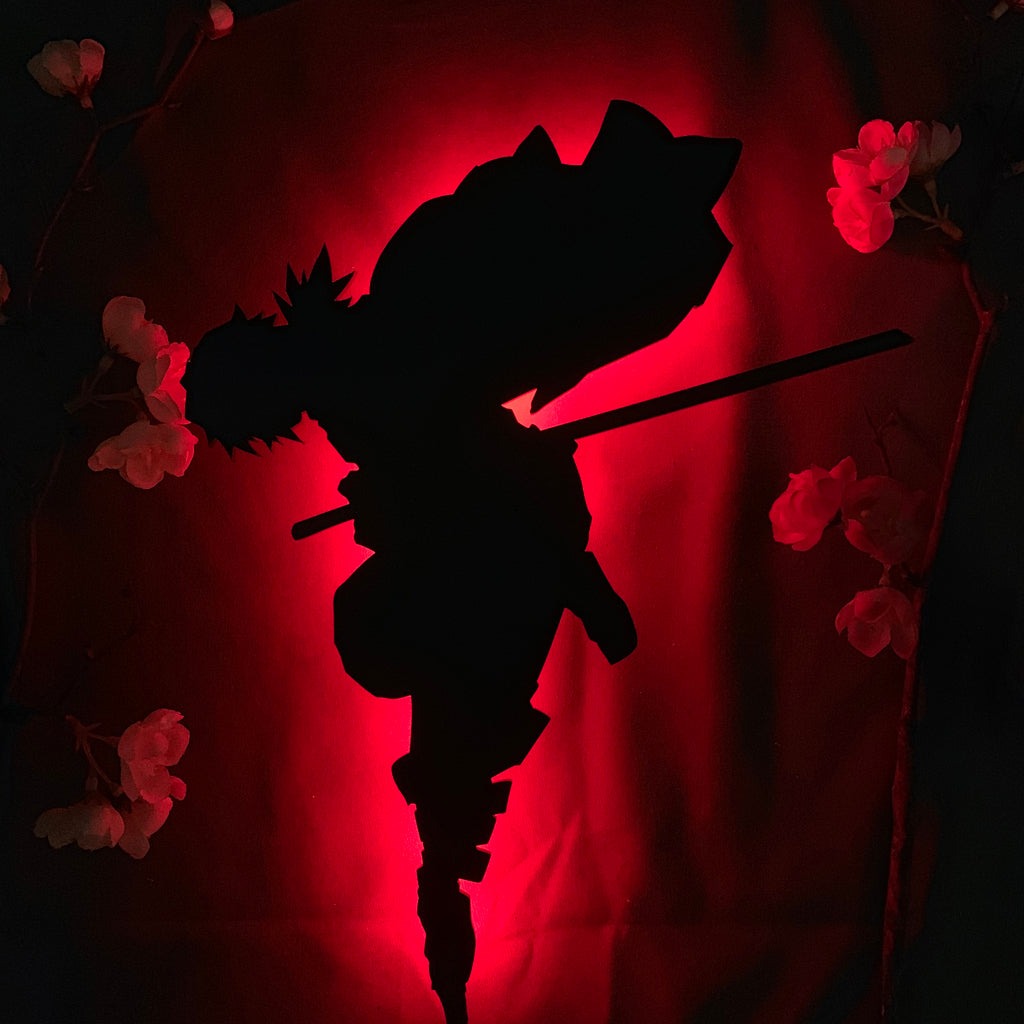 Demon Slayer Giyu Tomioka Silhouette Wall Lamp - KUUMIKO