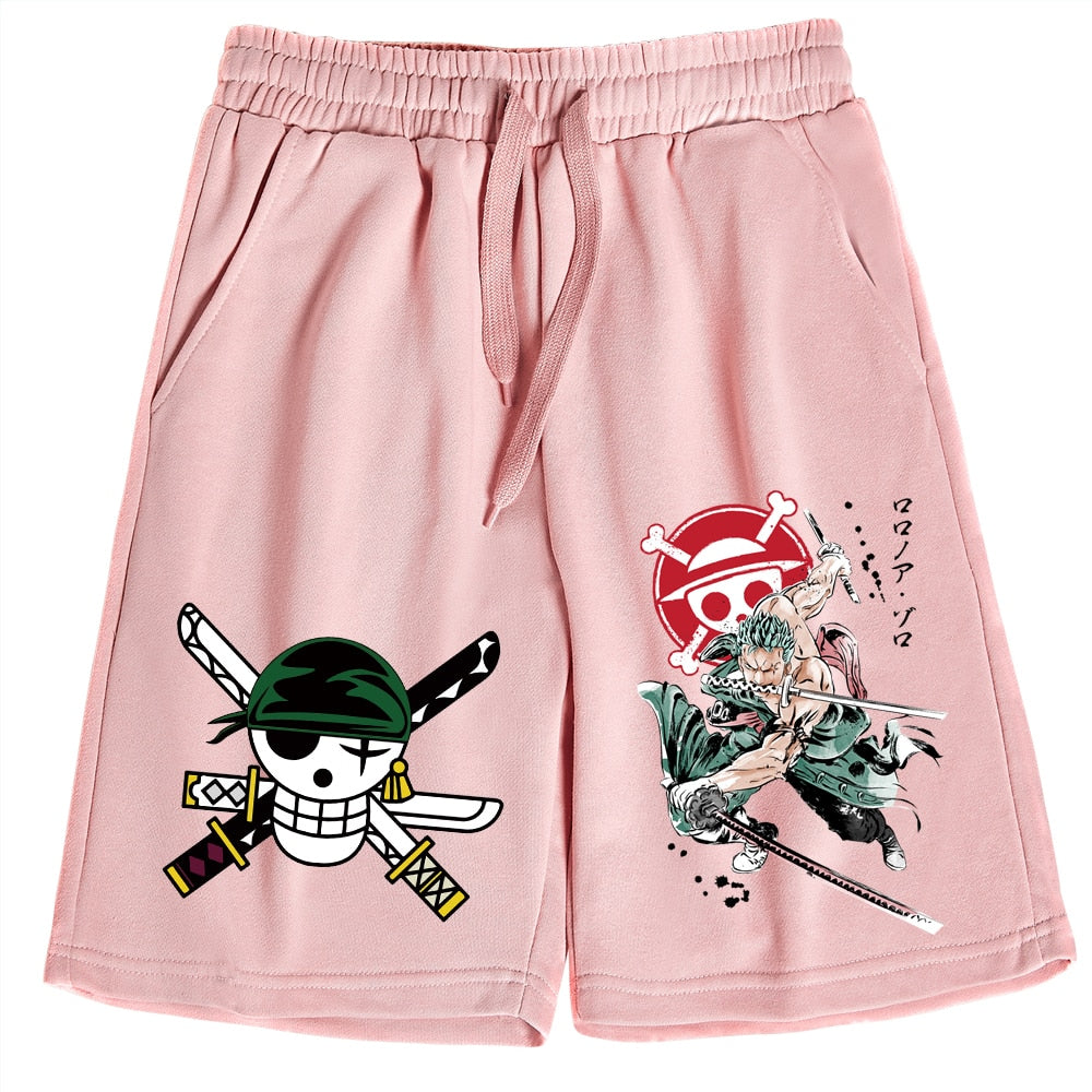One Piece Luffy and Zoro Shorts - KUUMIKO