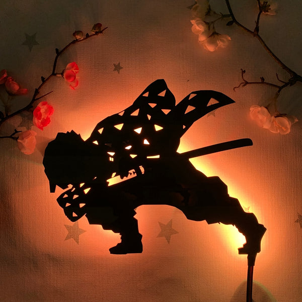Demon Slayer Zenitsu Agatsuma Silhouette Wall Lamp - KUUMIKO