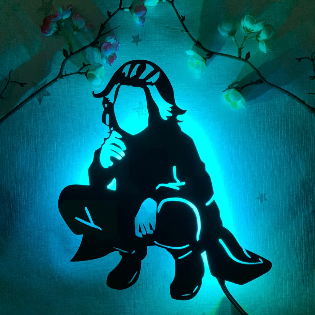 Tokyo Revengers Mikey Silhouette Wall Lamp - KUUMIKO