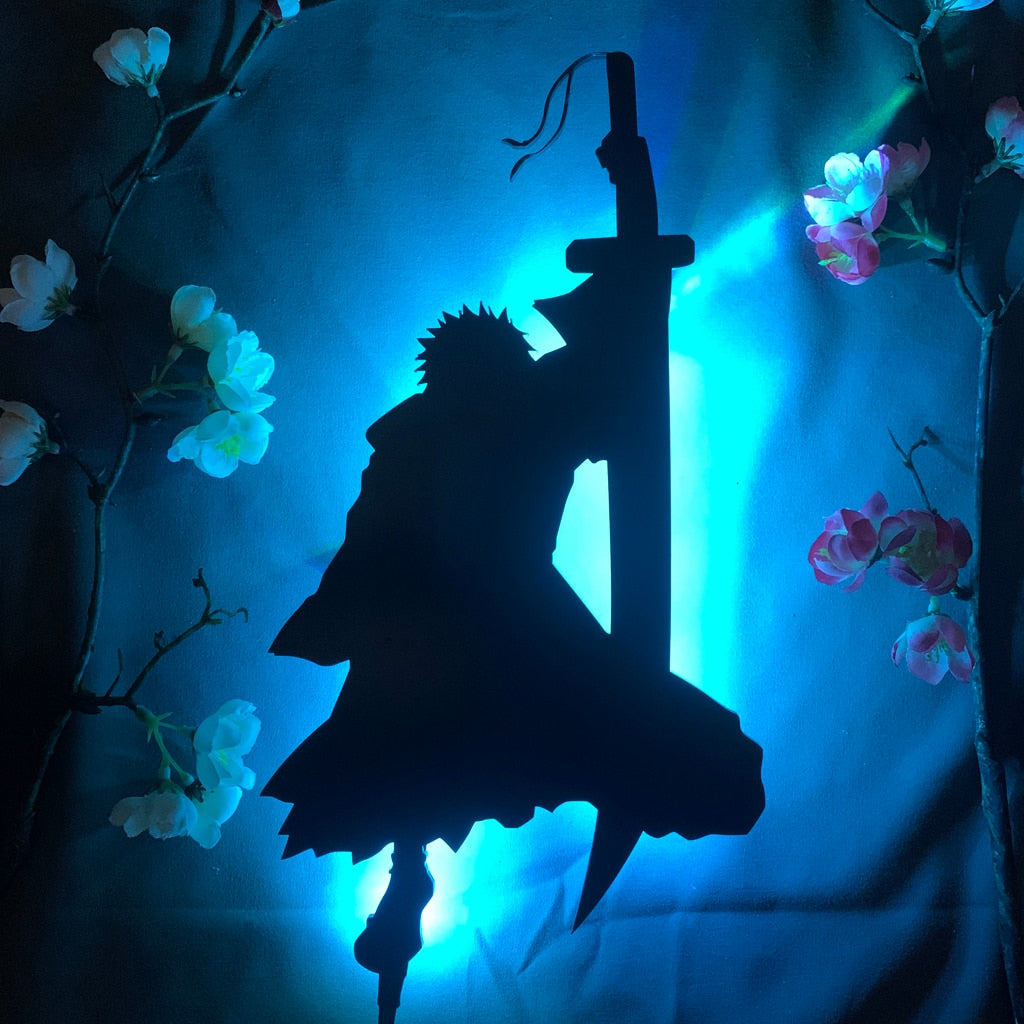 Bleach Ichigo Silhouette Wall Lamp - KUUMIKO