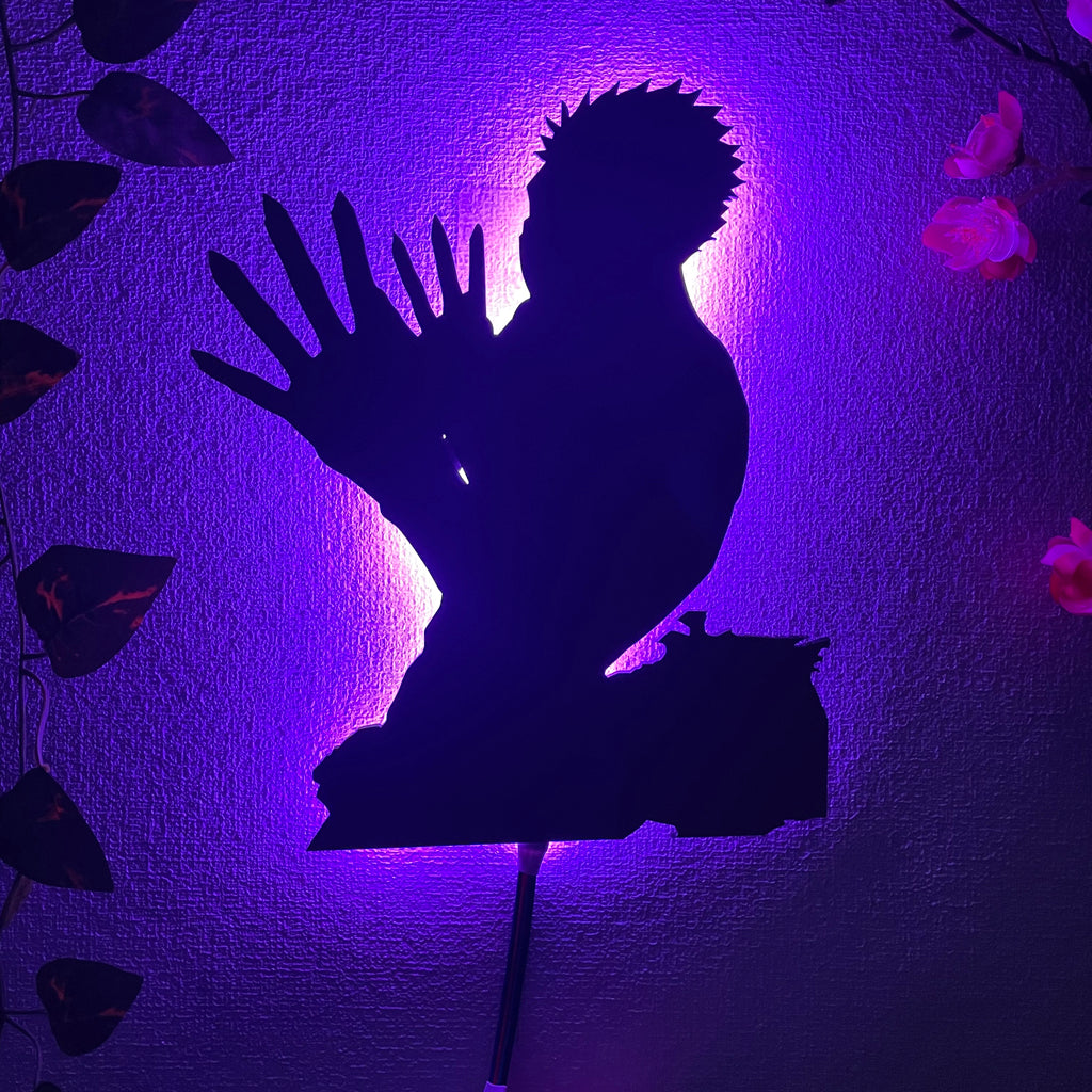 Jujutsu Kaisen Sukuna Silhouette Wall Lamp - KUUMIKO