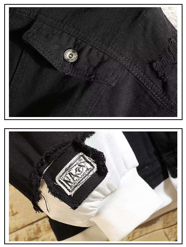Attack on Titan Black Denim Jacket(10+ Designs) - KUUMIKO