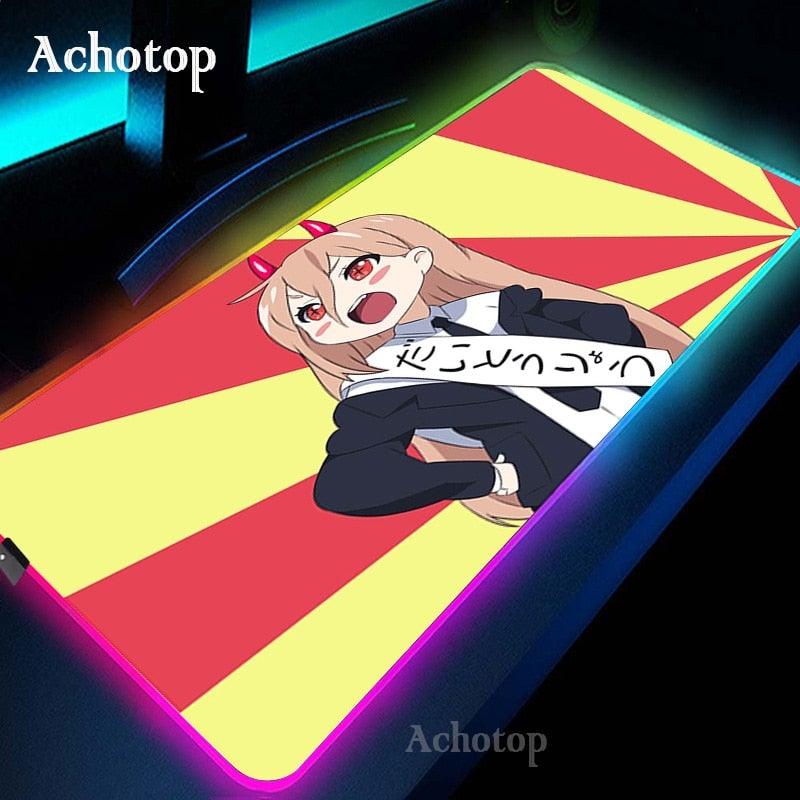 Chainsaw Man RGB Mousepad Collection(20+ Designs) - KUUMIKO