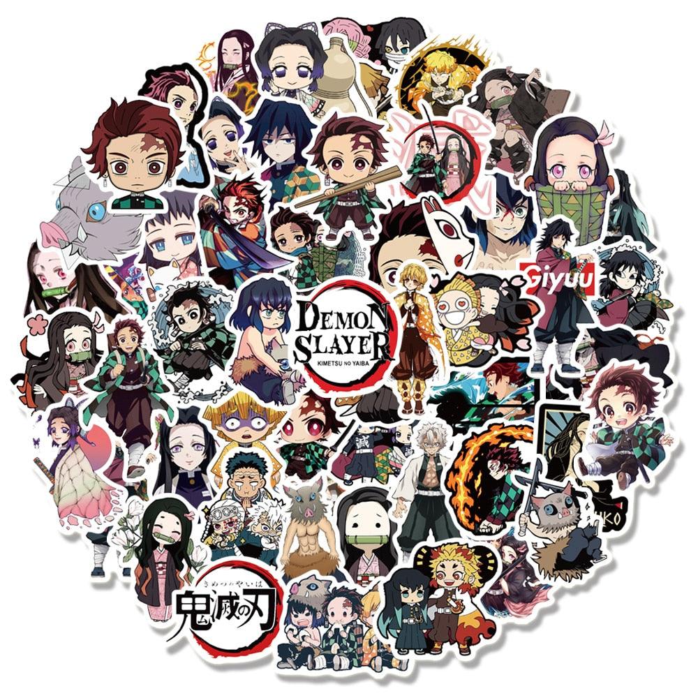 Demon Slayer Stickers 50/100Pcs Set - KUUMIKO