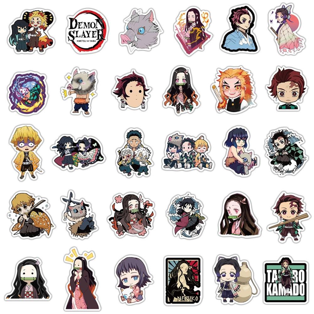 Demon Slayer Stickers 50/100Pcs Set - KUUMIKO