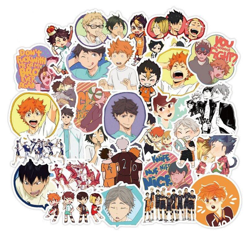 Haikyuu Stickers 50pcs Set - KUUMIKO